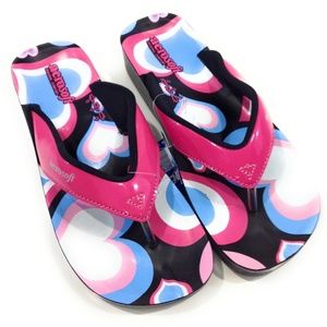 Aerosoft Fusia Sandals with colorful hearts